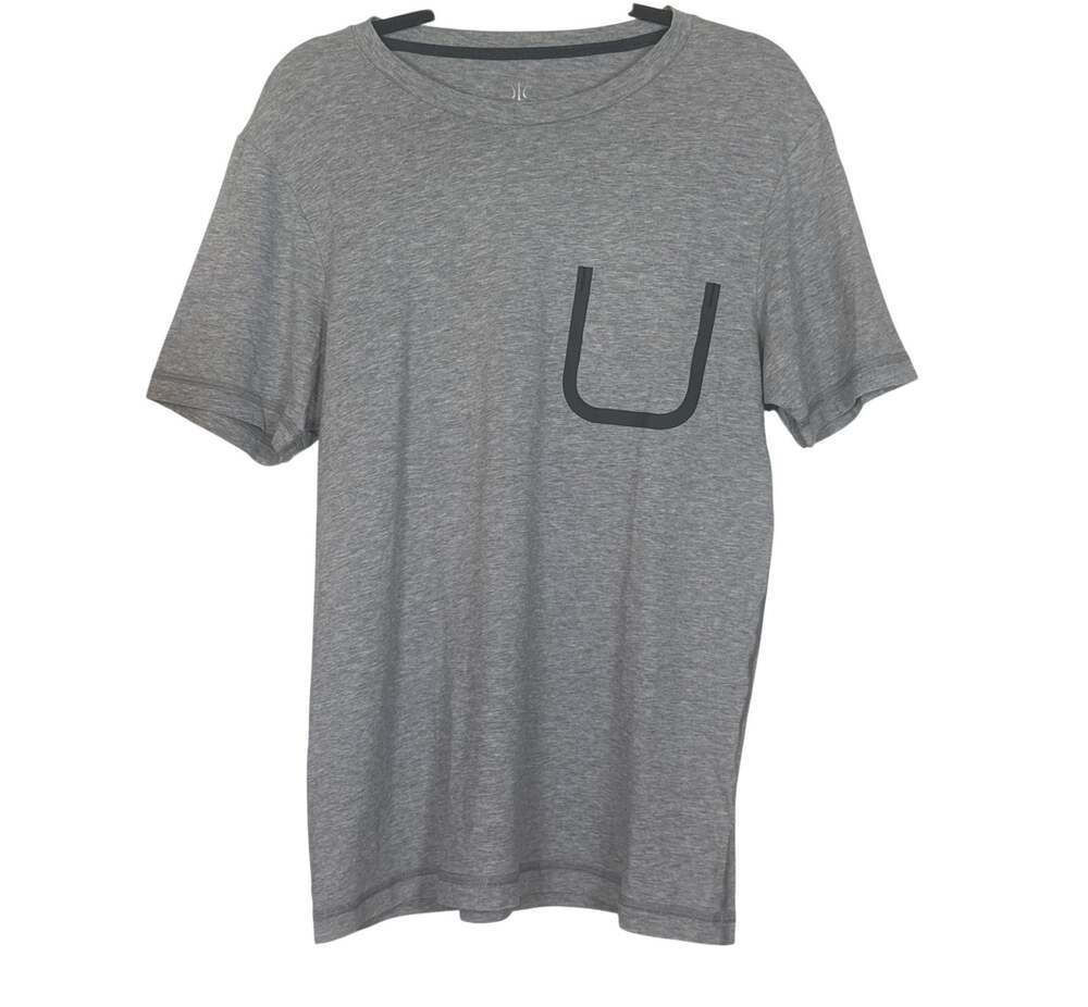 Rhone Short Sleeve Gray T-Shirt Athleisure Golf Lightweight Knit Mens Medium